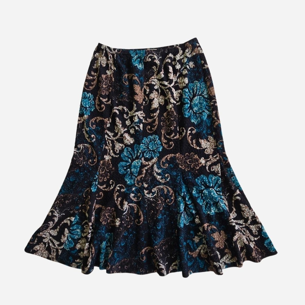 Vintage Choices 90s, y2k boho whimsygoth forest fairy skirt. LG. Mermaid silh